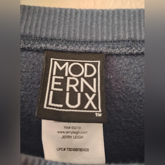 moon phases sweatshirt Lunar Phases Graphic Sweater - Blue long sleeves large - Picture 3 of 8